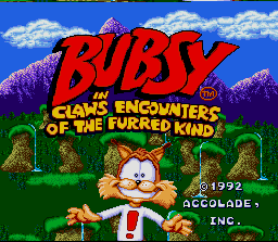 Bubsy in: Claws Encounters of the Furred Kind - SNES