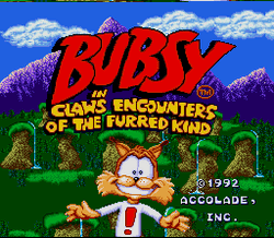 Bubsy in: Claws Encounters of the Furred Kind - SNES