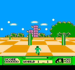 3-D WorldRunner - NES