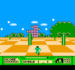 3-D WorldRunner - NES