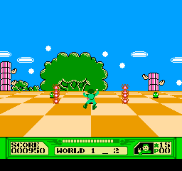 3-D WorldRunner - NES