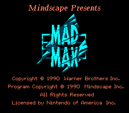 Mad Max - NES