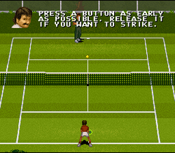 Jimmy Connors Pro Tennis Tour - SNES