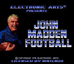 John Madden Football '92 - SNES