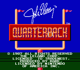 John Elway's Quarterback - NES