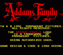 The Addams Family - SNES
