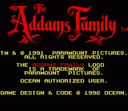 The Addams Family - SNES