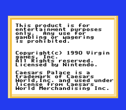 Caesars Palace - NES