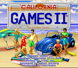 California Games II - SNES