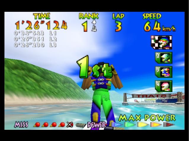 Wave Race 64: Kawasaki Jet Ski - N64