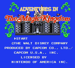Disney Adventures in the Magic Kingdom - NES