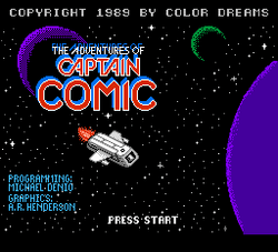 The Adventures of Captain Comic - NES