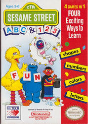 Sesame Street 1 2 3 / Sesame Street A B C - NES