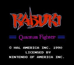 Kabuki: Quantum Fighter - NES