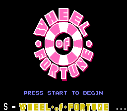 Wheel of Fortune - NES