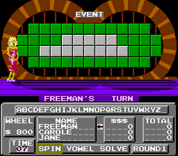 Wheel of Fortune - NES