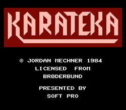 Karateka - NES