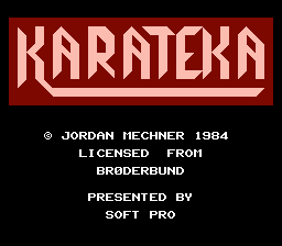 Karateka - NES