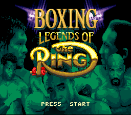 Boxing Legends of the Ring - SNES