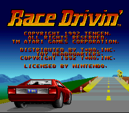Race Drivin' - SNES