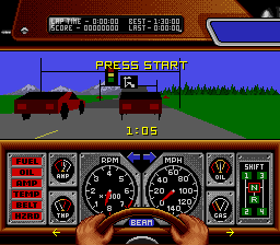 Race Drivin' - SNES