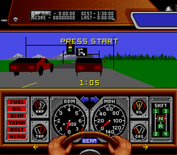Race Drivin' - SNES