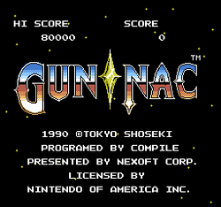 Gun-Nac - NES