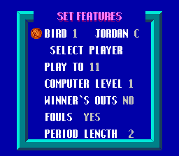 Jordan vs Bird: One on One - NES