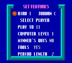 Jordan vs Bird: One on One - NES