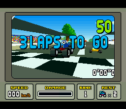 Stunt Race FX - SNES