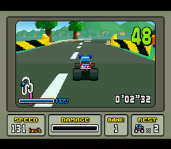 Stunt Race FX - SNES