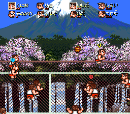 Kunio-kun no Dodge Ball da yo: Zenin ShÅ«go - SNES