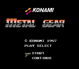 Metal Gear - NES