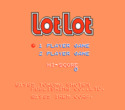 Lot Lot - NES