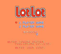 Lot Lot - NES