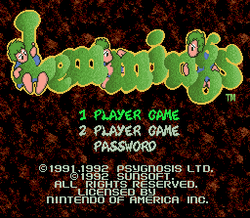 Lemmings - SNES