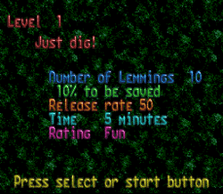 Lemmings - SNES