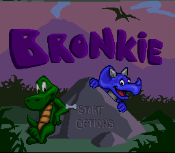 Bronkie The Bronchiasaurus - SNES