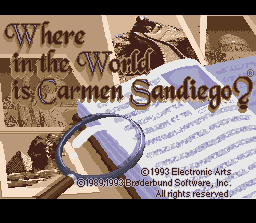 Where in the World is Carmen Sandiego? (Enhanced) - SNES