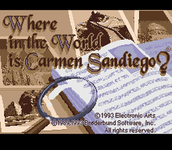 Where in the World is Carmen Sandiego? (Enhanced) - SNES