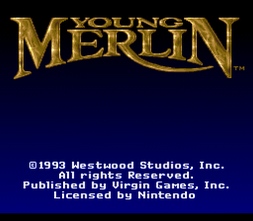 Young Merlin - SNES
