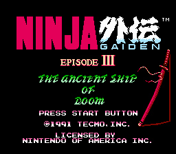 Ninja Gaiden III: The Ancient Ship of Doom - NES