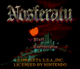 Nosferatu - SNES