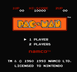 Pac-Man - NES