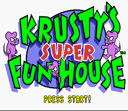 Krusty's Super Fun House - SNES