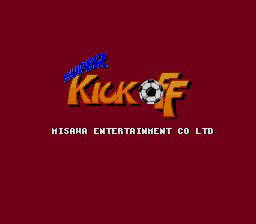 Super Kick Off - SNES