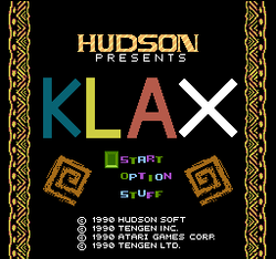Klax - NES