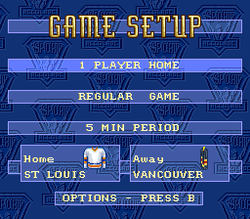 Brett Hull Hockey 95 - SNES