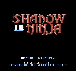 Shadow of the Ninja - NES