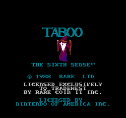 Taboo: The Sixth Sense - NES